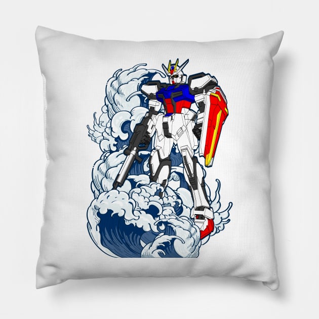 GAT-X105 Strike Gundam Pillow by gblackid