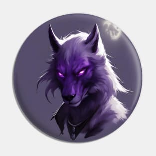 werewolf fantasy art purple Pin