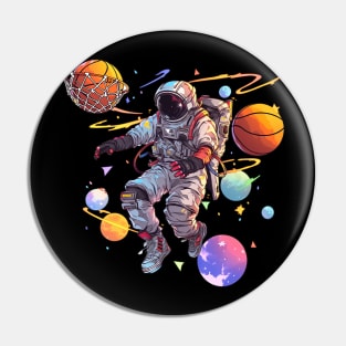 basketball astronaut Pin