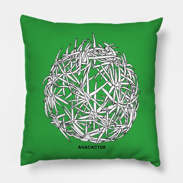 Escobaria by Agacactus Pillow by AgaCactus