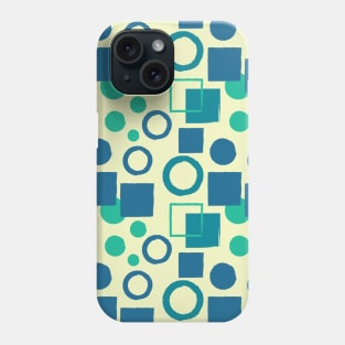 Square and Circle Seamless Pattern 013#001 Phone Case