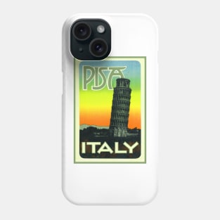 Pisa Italy Leaning Tower Vintage Phone Case