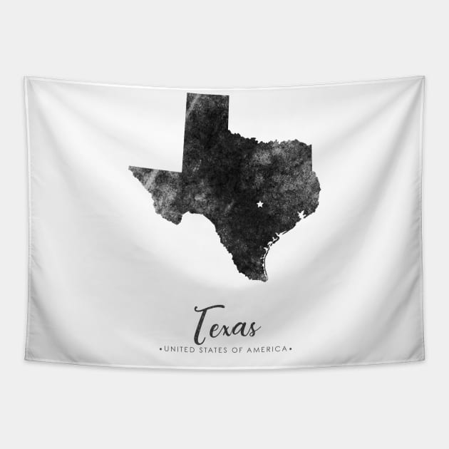 Texas state map Tapestry by StudioGrafiikka