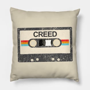 Creed kurniamarga vintage cassette tape Pillow