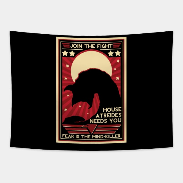 Fear is the Mind-Killer Tapestry by jrberger