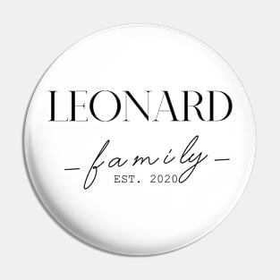 Leonard Family EST. 2020, Surname, Leonard Pin