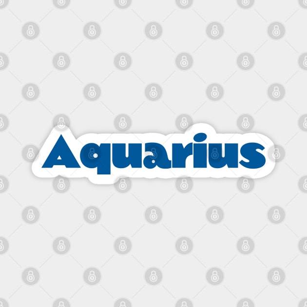 Aquarius - Zodiac Sign Magnet by Belcordi