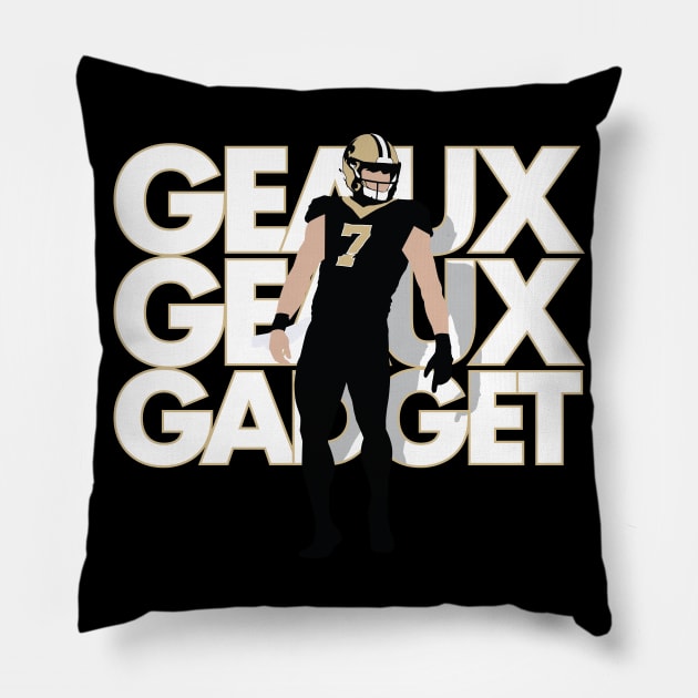 Geaux Geaux Gadget Pillow by MatthewBroussard