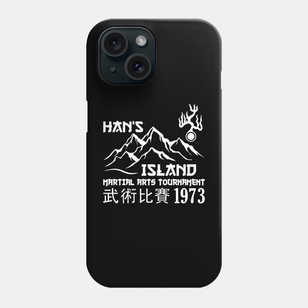 Mod.11 Enter the Dragon Han's Island Phone Case by parashop