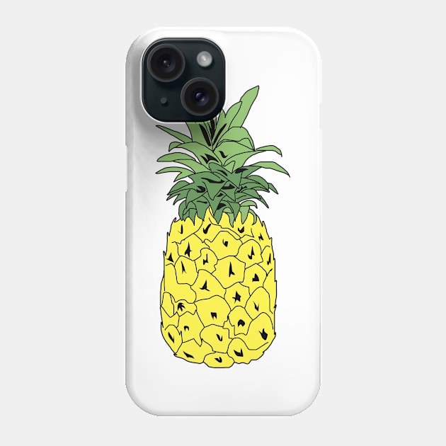 pineapple the sweet in inside Phone Case by Fancy Funky Garbage