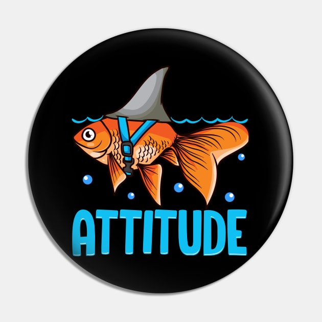 Attitude of a Shark Fish Confidence & Self Belief Pin by theperfectpresents