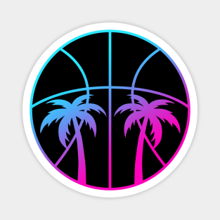 Miami Vice Beach Basketball - Black Magnet