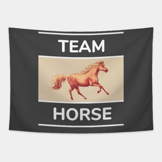 Team Horse - horse rider - horse breeder Tapestry by TahudesignsAT