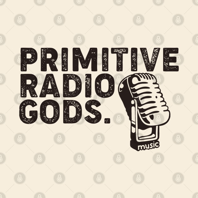 Vintage Primitive Radio Station by provokta art.directory