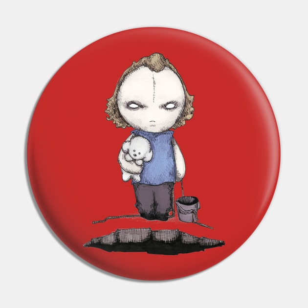 Put The Plushing Lotion In The Basket - Horror - Pin