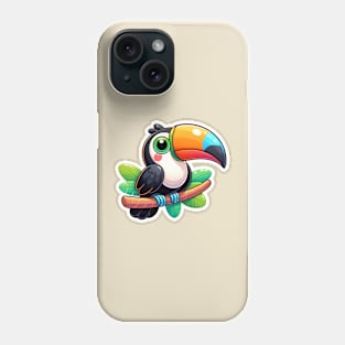 Toucan kawaii Splash of Forest Frolics and Underwater Whimsy! Phone Case