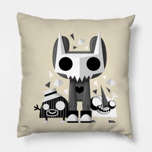 Black And White Doodle SLIME Pillow