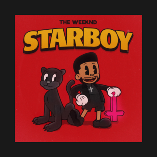 Starboy The Weekend TShirt TeePublic