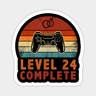 Level 24 Complete Video  24th Wedding Magnet