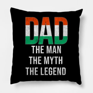 Hungarian Dad The Man The Myth The Legend - Gift for Hungarian Dad With Roots From Hungarian Pillow