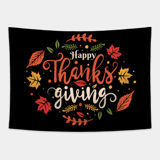 Happy Thanksgiving Tapestry