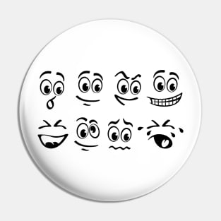 Emoji Face Pin