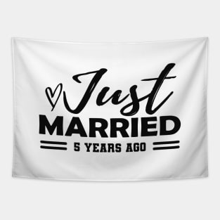 5th Wedding Anniversary - 5 years anniversary Tapestry