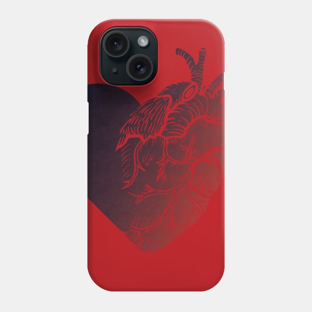 Heart Of Love Phone Case by monsieurgordon