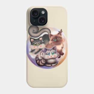 Lovely Cats with Butterflies Phone Case