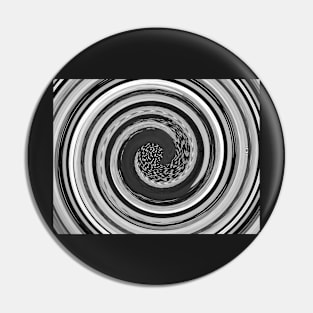 modern monochrome jazzy black and white swirls Pin