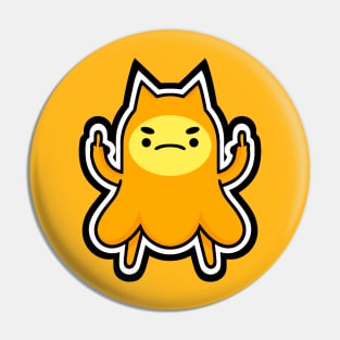 Rude Clickyclaws Pin