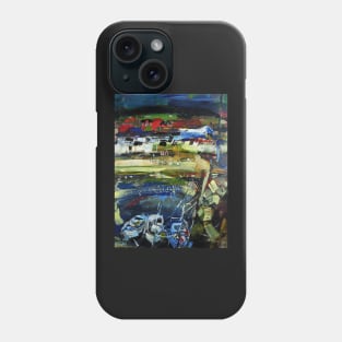Abstract Landscape Sea Harbour 285 Phone Case