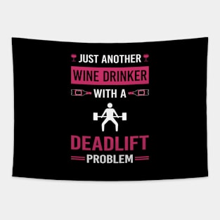 Wine Drinker Deadlift Tapestry