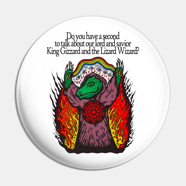 the Lizard Wizard Crocs Pin by PIKASOAN