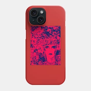 RED ART DECO FLAPPER COLLAGE Phone Case