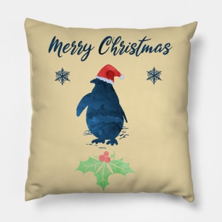 Christmas Penguin Pillow