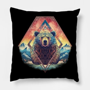 Mystic bear Pillow