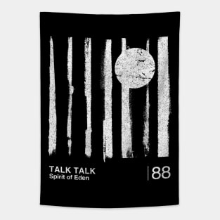 Talk Talk  / Minimalist Graphic Artwork Design Tapestry