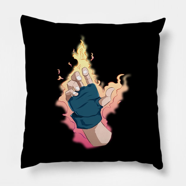 The great Power 2 - Japanese style illustration Pillow by Yabisan_art