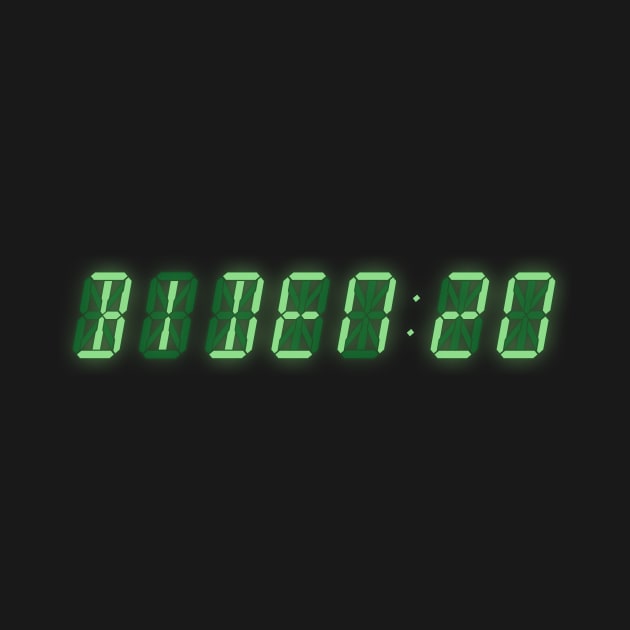 biden 2020 digital clock readout by polisci