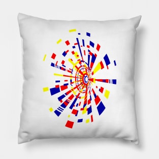 Abstract circular geometric Pillow