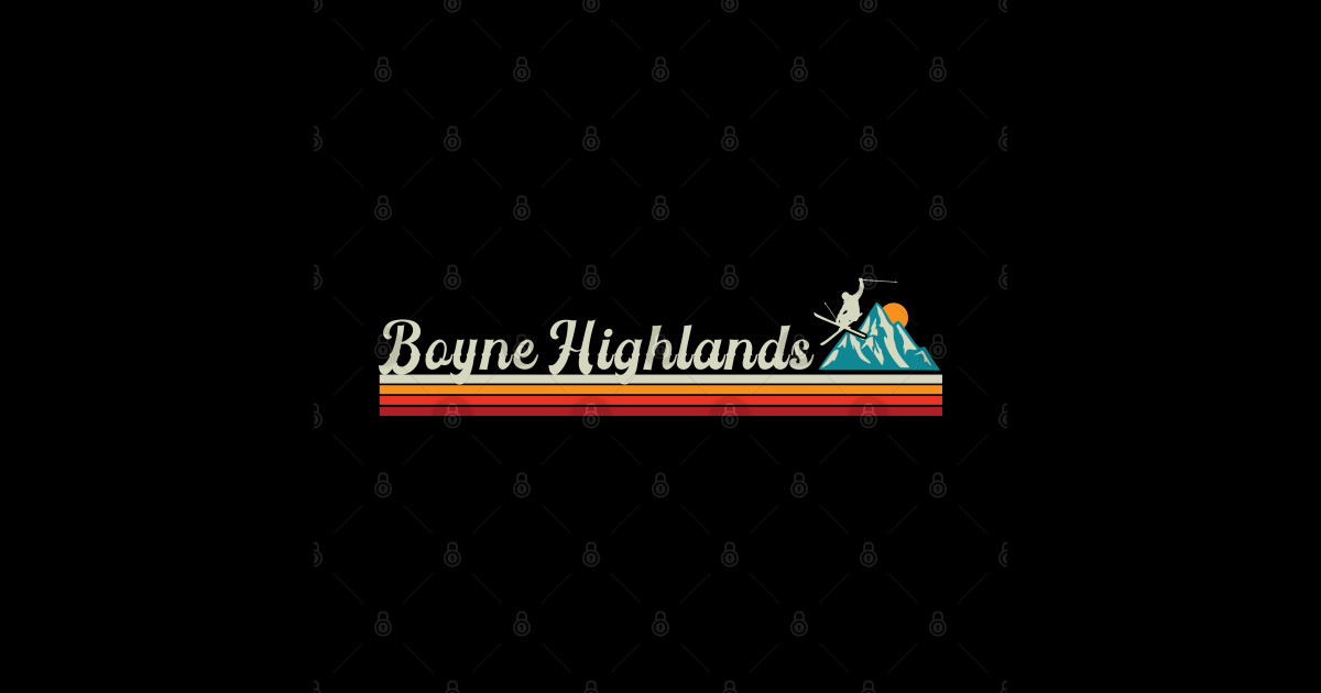 Boyne Highlands Boyne Highlands Sticker TeePublic