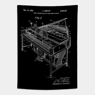 Patent Art - Grand Piano 1950 Tapestry