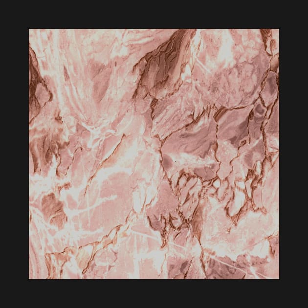 BLUSH COPPER PINK WHITE ABSTRACT MARBLE DESIGN by jacquline8689