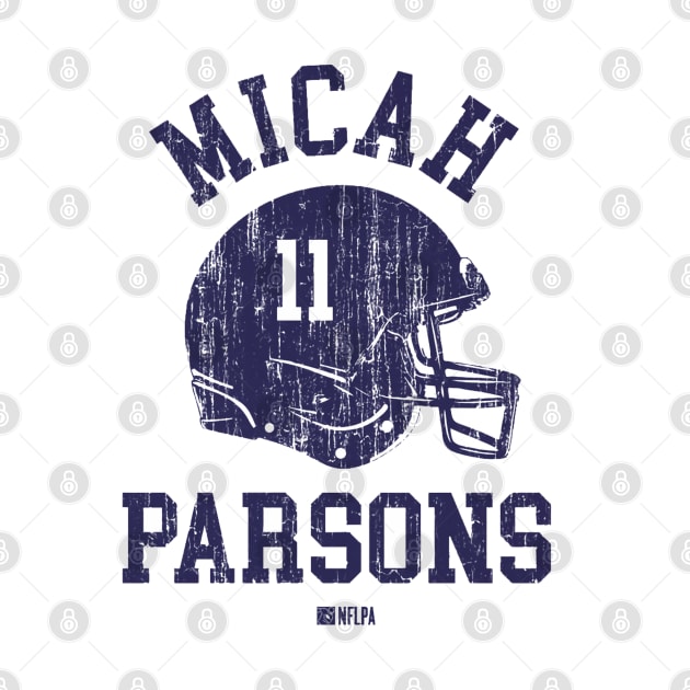 Micah Parsons Dallas Helmet Font by TodosRigatSot