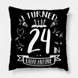 I Turned 24 In Quarantine Pillow