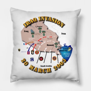 Iraq Invasion - 2003 Pillow