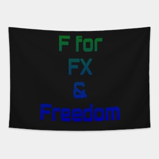 F for FX and Freedom Tapestry