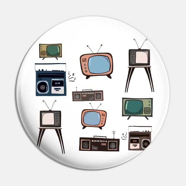 RETRO TV Pin by smoochugs