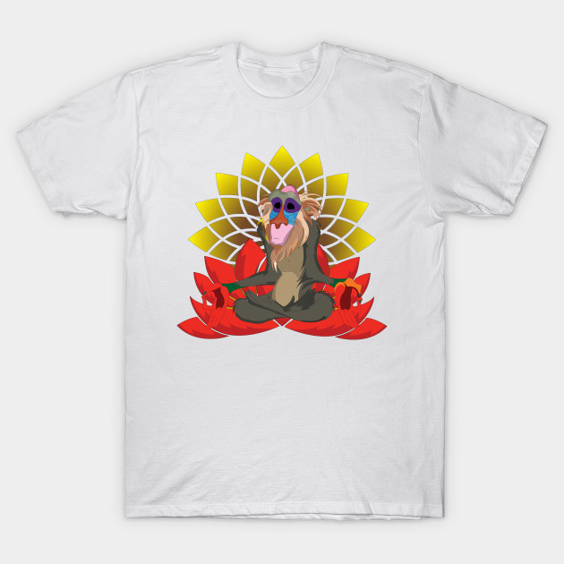 Meditating Rafiki Lion King Rafiki T Shirt Teepublic